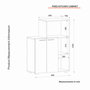 Hanah Home Pars - Armario de cocina Blanco